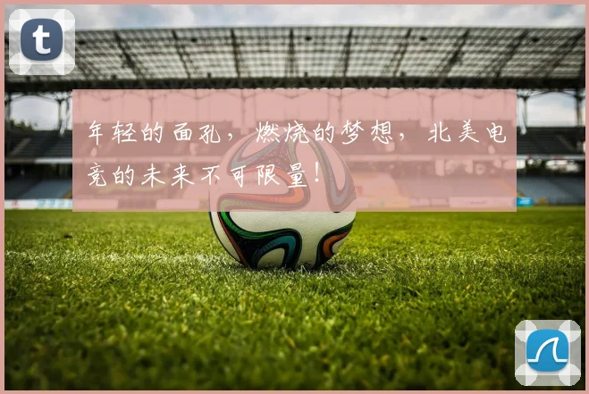 年轻的面孔,燃烧的梦想,北美电竞的未来不可限量!